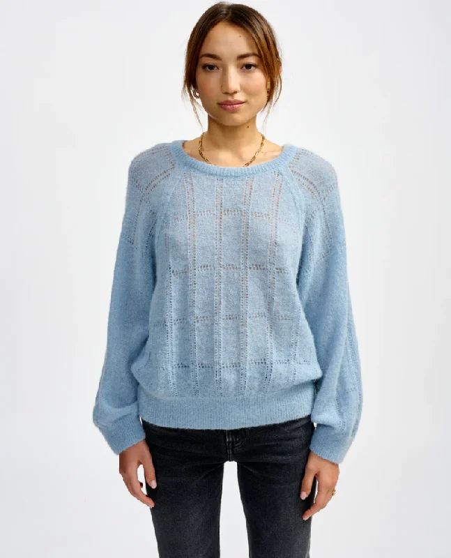 Bellerose Lala Chambray Blue Alpaca Knit