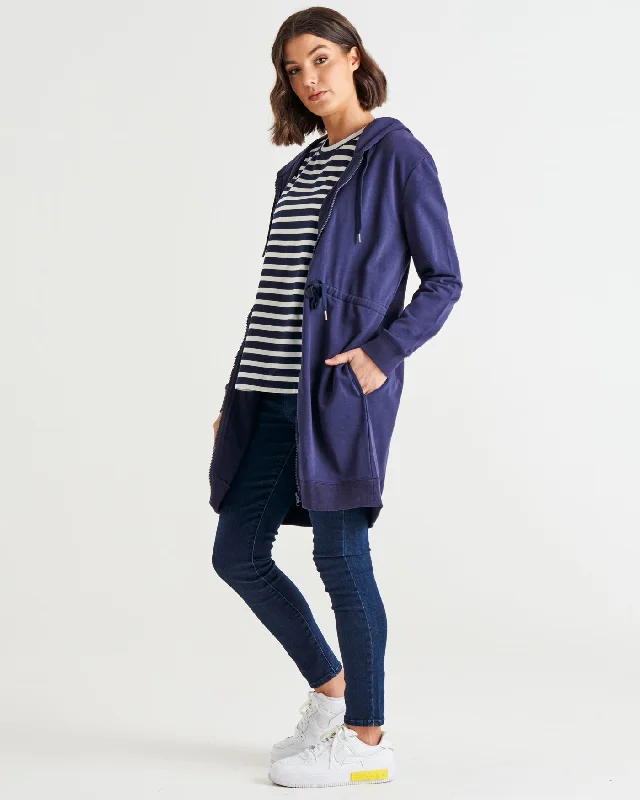 Betty Basics Anorak Sweat Jacket Blue