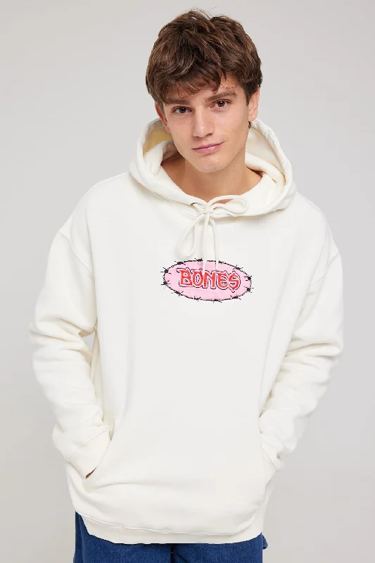 Billy Bones Club Bones Barb Hoodie Off White