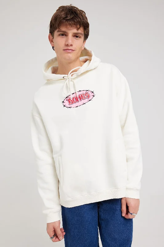 Billy Bones Club Bones Barb Hoodie Off White