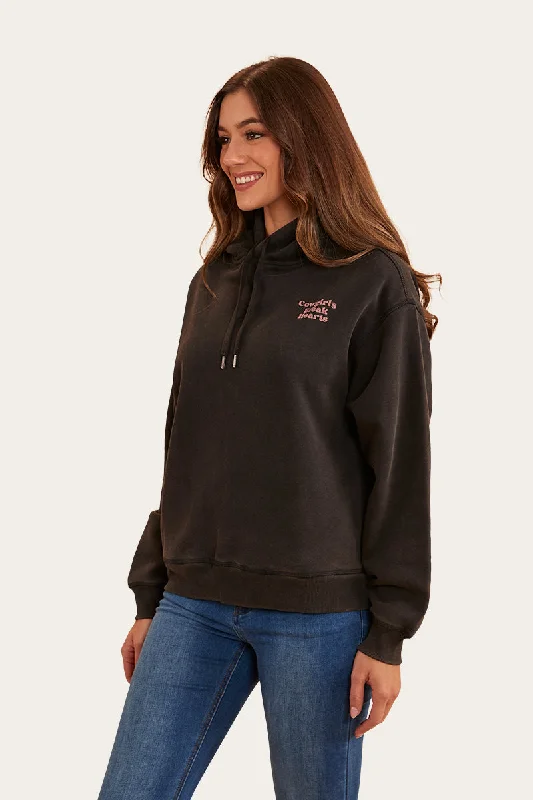 Heart Breaker Womens Hoodie - Black