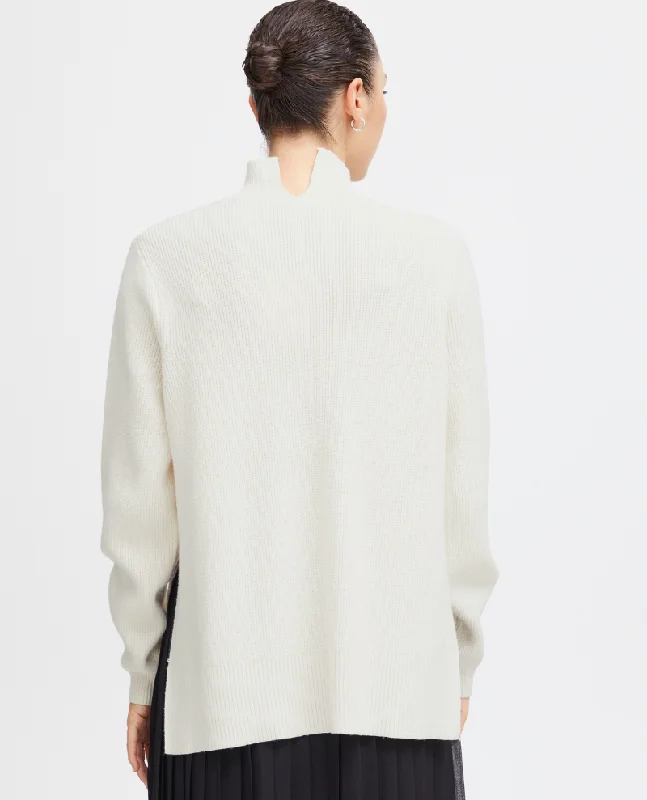 Ichi Boston Birch Turtleneck Knit