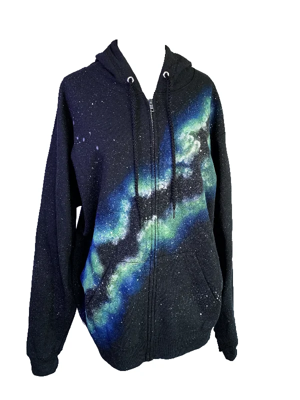 Milky Way Galaxy Zip-Up Hoodie