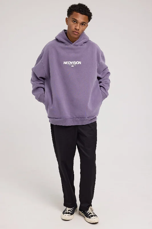 Neovision Exhibit Street Hoodie Washed Purple