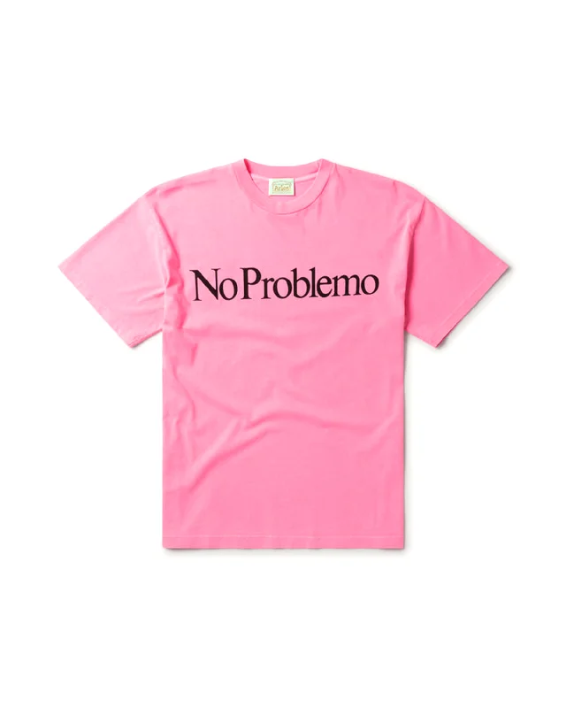 No Problemo Fluoro Dye T-Shirt - Pink