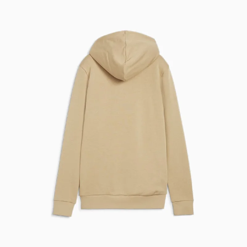 PUMA WOMEN'S ESS LOGO FLC TAN HOODIE