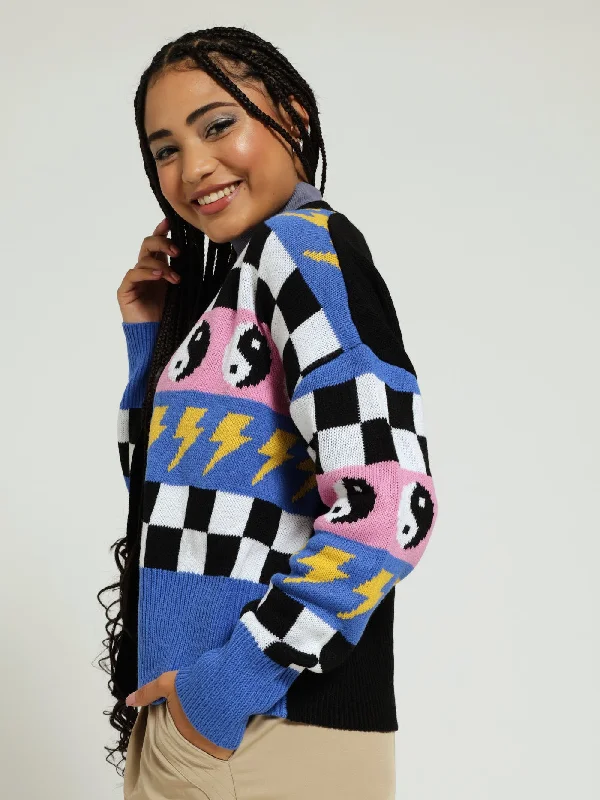 Racer Bolt Cardigan