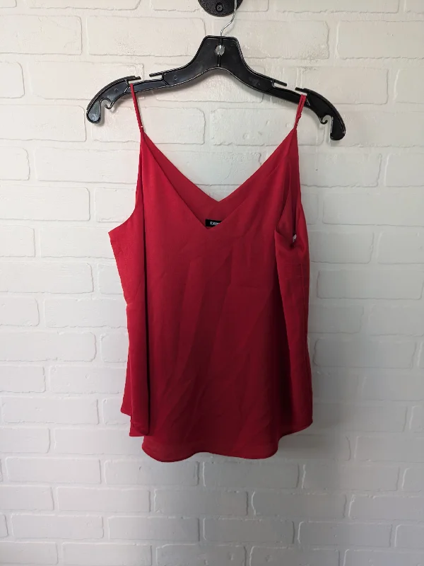 Red Top Sleeveless Express, Size M