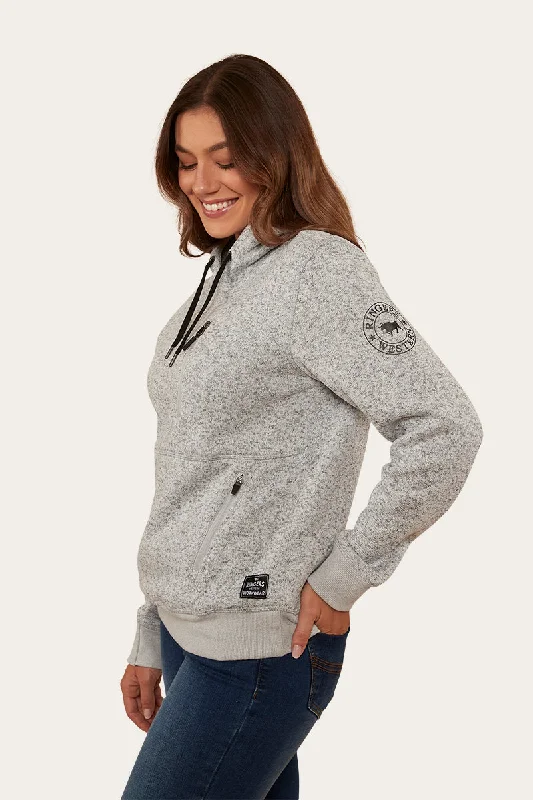 Rockies Womens Hoodie - Grey Marle