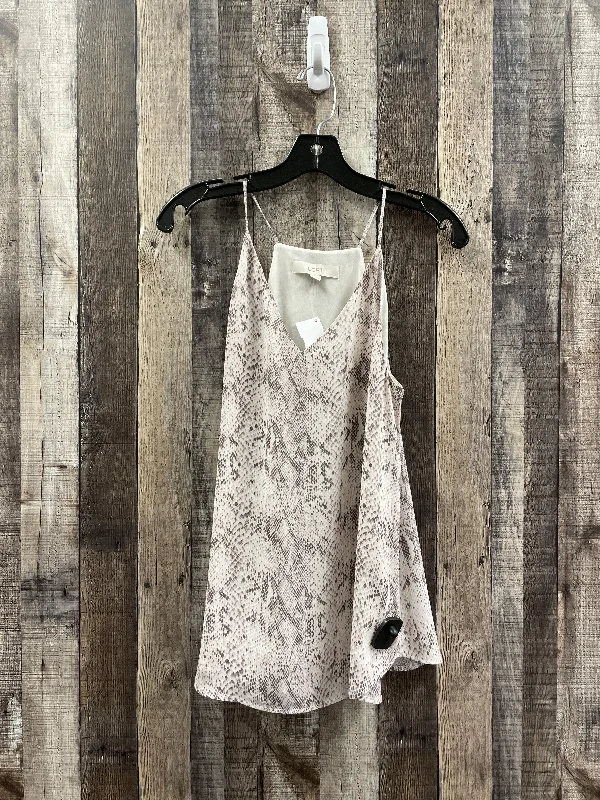 Snakeskin Print Top Sleeveless Loft, Size S