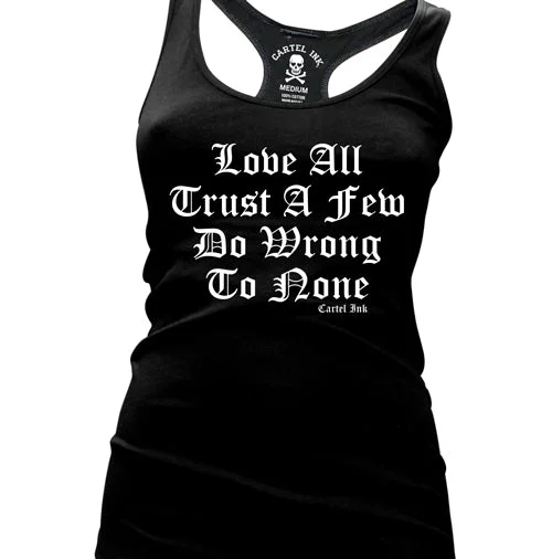 Trust A Few Women's Racer Back Tank Top