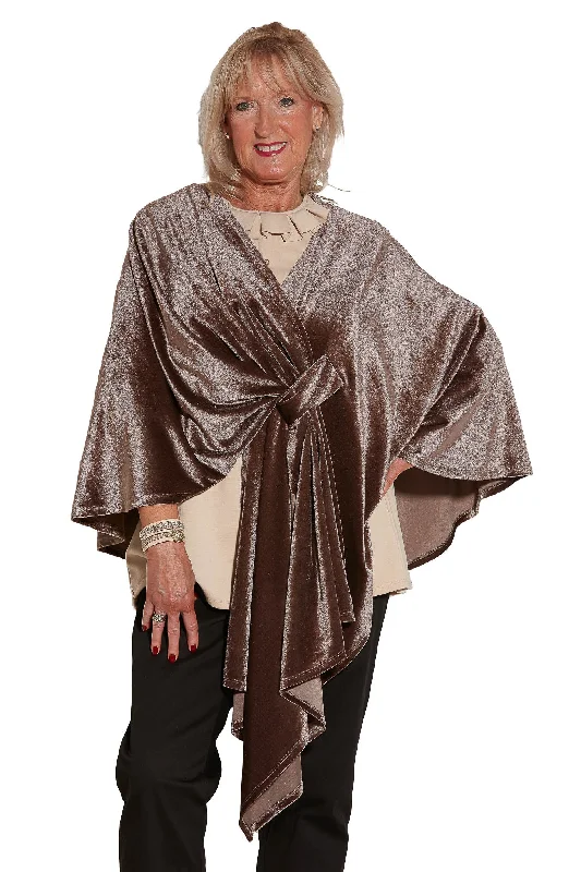 Shawl - Bronze | Velvety | Adaptive Clothing by Ovidis