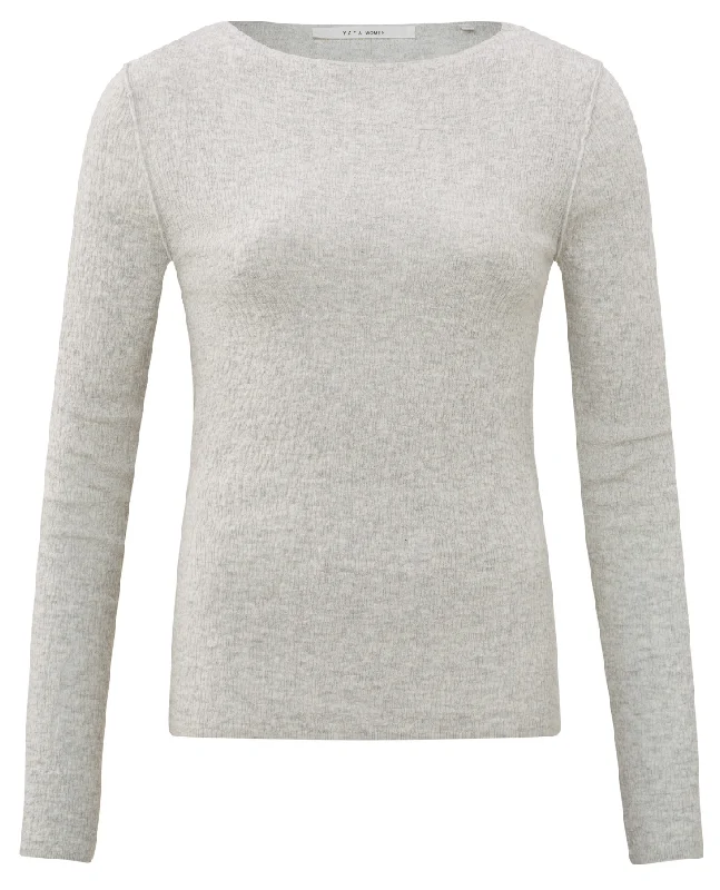 Yaya Moonstruck Grey Lightweight Knit