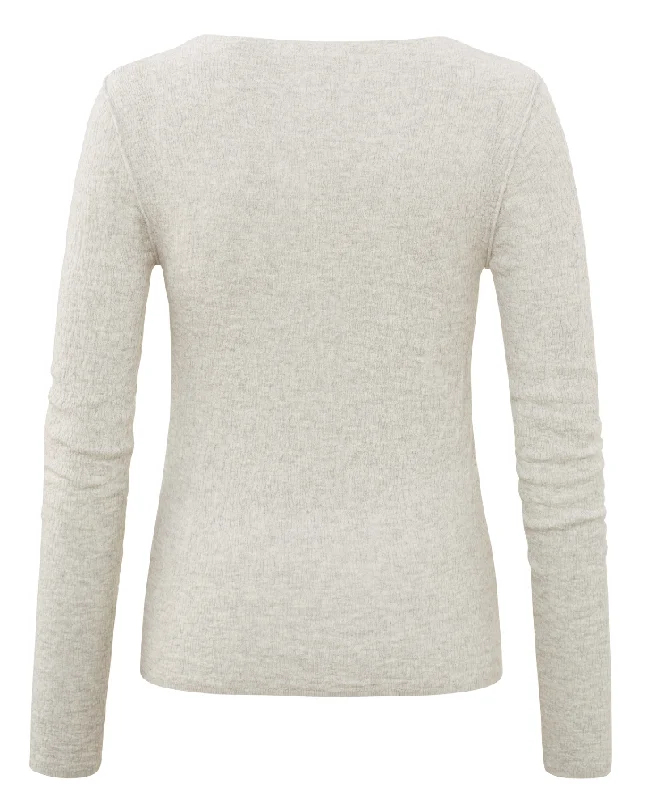 Yaya Moonstruck Grey Lightweight Knit